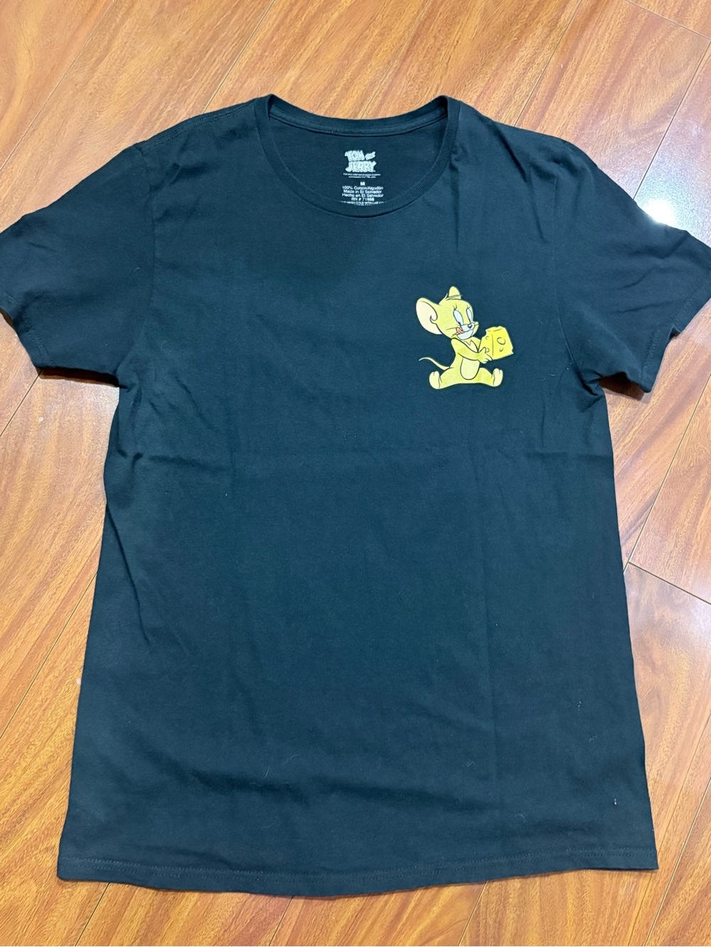 Black Short Sleeve Tee with Ben & Jerry graphic tee